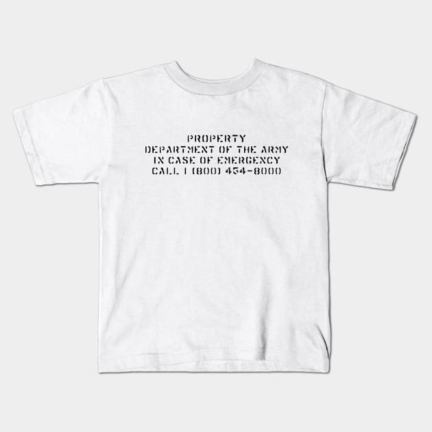 Shipping Container Information Kids T-Shirt by Kreativ'ity
